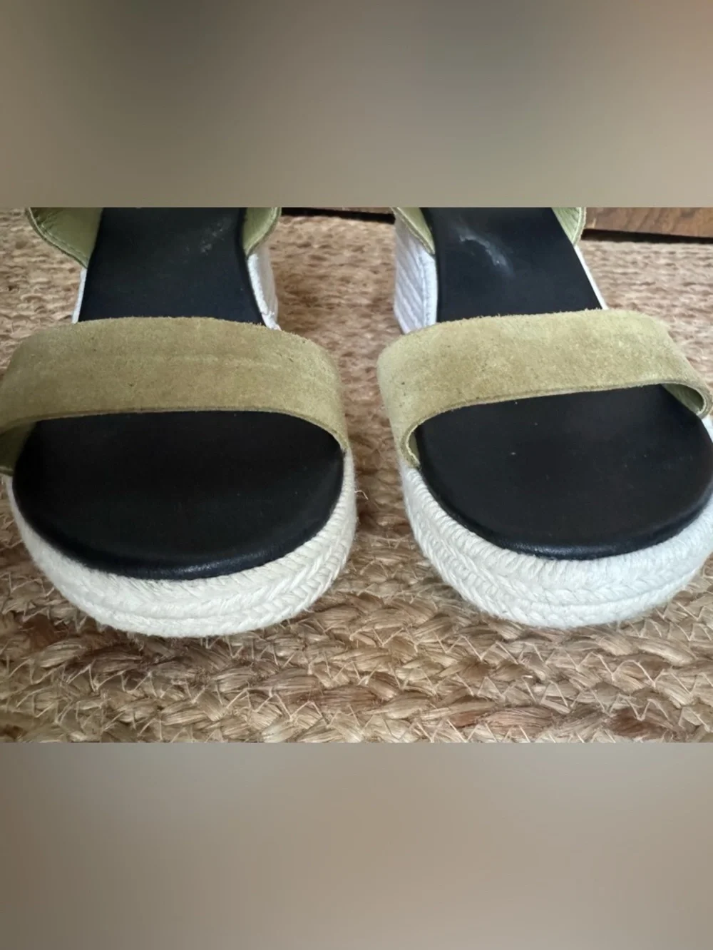 Sorel Esprilles Wedge Sandals Olive Cameron Size 5.5